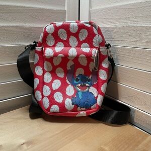 NWOT Buckle-Down Stitch Crossbody Bag